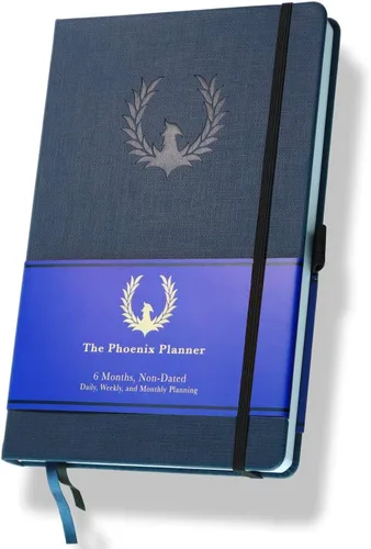 Vista 10 de The Phoenix Planner - El mejor calendario diario y agenda para establecer objetivos, aumentar la felicidad y la productividad, diario de gratitud