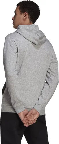 Vista 2 de adidas Sudadera con capucha de forro polar con logotipo grande