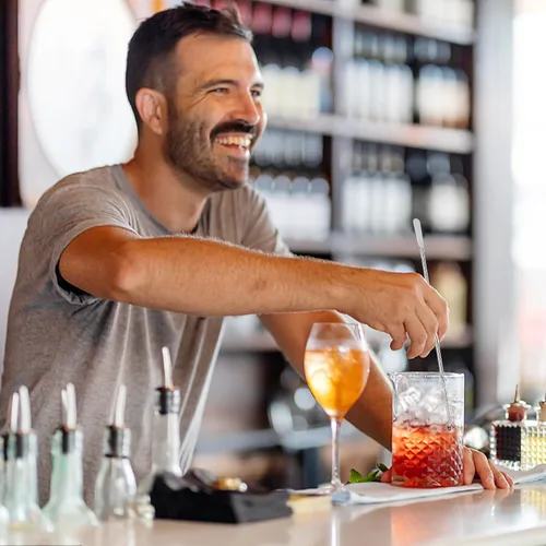 Vista 6 de 15 palitos de metal para agitar, agitadores de café inoxidables, reutilizables, palitos Swizzle para cócteles, palitos multifuncionales para epoxi