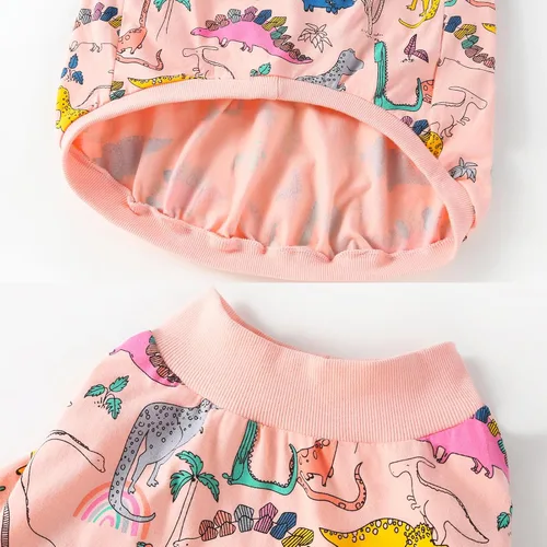 Vista 4 de Camisetas de algodón para perros, con estampado de dinosaurios, pijamas para mascotas, transpirable, ropa elástica para perros pequeños