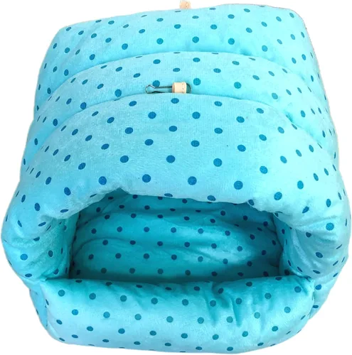 Vista 2 de WOWOWMEOW - Cama para cobayo, hámster, animales pequeños, cama con forma de cueva para colgar