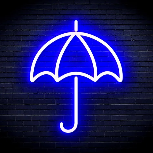 Vista 26 de ADVPRO Paraguas Flex Silicona LED Neon Sign - Púrpura - st16s33-fnu0016-p