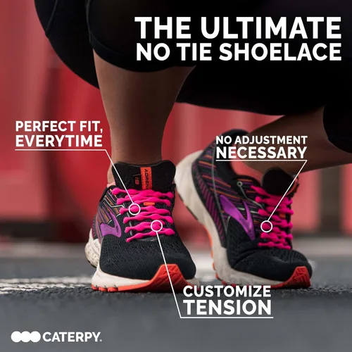 Vista 2 de Caterpy Correr los cordones elásticos definitivos sin ataduras para adultos y niños