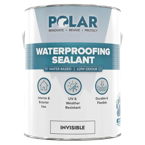 Vista 9 de Polar Sellador impermeabilizante – 17 onzas líquidas – Acabado invisible transparente – Revestimiento impermeable para exteriores e interiores