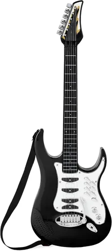 Vista 4 de Best Choice Products Juego de guitarra musical eléctrica para niños, kit de inicio de guitarra de juguete con 6 canciones de demostración, barra