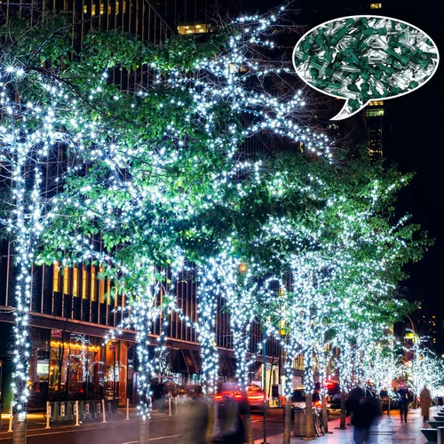 Vista 7 de Honoson 120 Piezas Bombillas LED de Repuesto de Navidad 3v Impermeables Bombillas de Luces LED a Granel para Decoraciones de Árbol de Navidad Base