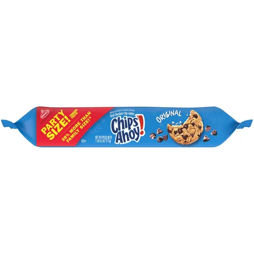 Vista 20 de NABISCO CHIPS AHOY! CHIPS AHOY! Galletas Originales de Chips de Chocolate, Tamaño para Fiestas, 25.3 oz