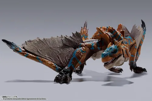 Vista 2 de TAMASHII NATIONS - Monster Hunter Rise - Tigrex, Figura de acción Bandai Spirits S.H.MonsterArts