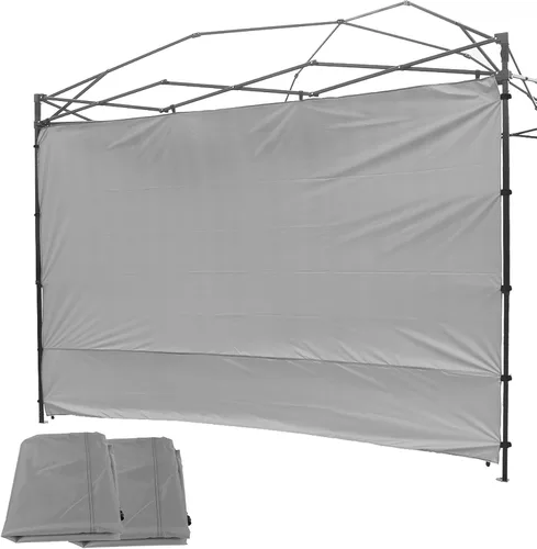 Vista 10 de Canopy Sunwall - Tienda de campaña para kioscos de pared lateral de 10 x 10