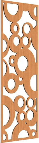 Vista 83 de 9 3/8"W x 24 3/8"H x 1/4"T Farwell Decorativos Paneles de Pared de Madera Calado, Hickory