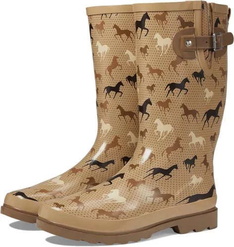 Vista 16 de Western Chief Botas de lluvia altas e impermeables para jardín al aire libre para mujer Bandana