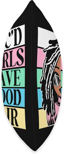 Vista 2 de Locs Afro Dreadlocks Love Beauty Hair Loc'd Good Hair - Almohada negra de niña africana americana, 16 x 16 pulgadas, multicolor