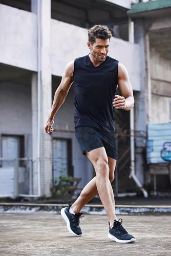 Vista 5 de COOFANDY Pantalones cortos deportivos para correr para hombre de 5 pulgadas, paquete de 2 pantalones cortos de entrenamiento para gimnasio
