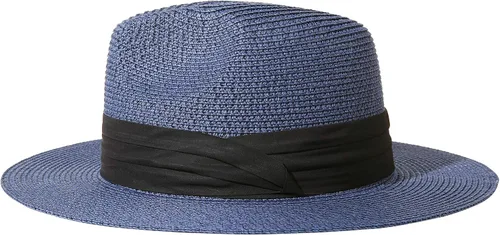 Vista 29 de Lanzom - Sombrero de paja playero para mujer, de ala ancha, plegable, estilo Fedora, UPF50+