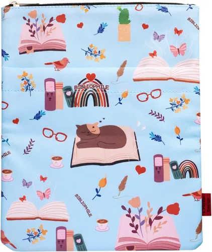 Vista 32 de Funda de libro para los amantes de los libros, protector de libros, fundas de libro para libros de tapa blanda, tela lavable, fundas de libro