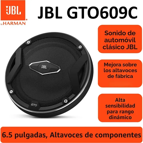 Vista 15 de JBL GTO609C - Sistema de altavoces estéreo de componentes de audio para auto de 6.5 pulgadas y 270 W con tecnología de conos de woofer Plus One