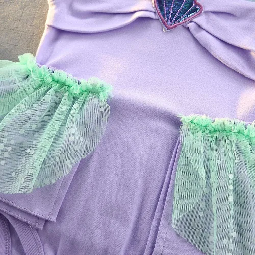 Vista 5 de Dressy Daisy Baby Girl Princess Romper Costumes Onesie Dress Bodysuit with Headband Halloween Birthday Party Fancy Outfits