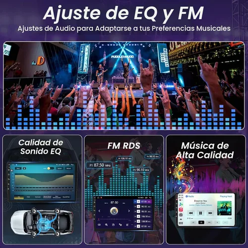 Vista 4 de Radio de coche 4Core+64G ROM para Ford F150 2004-2008: pantalla táctil de 7 pulgadas estéreo con CarPlay Android Auto Bluetooth 5.0 FM/RDS Audio