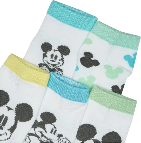 Vista 2 de Disney baby-boys Mickey Mouse 5 Pack Shorty Socks