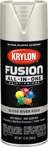 Vista 10 de Krylon Fusion - Pintura en aerosol adhesiva todo en uno para uso en interiores y exteriores, 12 onzas, vidrio de playa