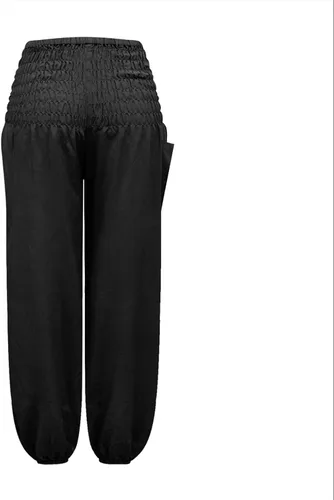 Vista 6 de Pantalones deportivos de cintura alta para mujer, pantalones de entrenamiento y yoga, pantalones de deporte suaves y cómodos
