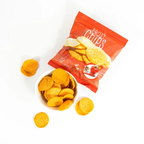 Vista 8 de ProtiFit Chips de proteína para barbacoa, 0.53 oz de proteína, 0.14 oz de carbohidratos netos, bajas en calorías, 1.31 oz (paquete de 7)