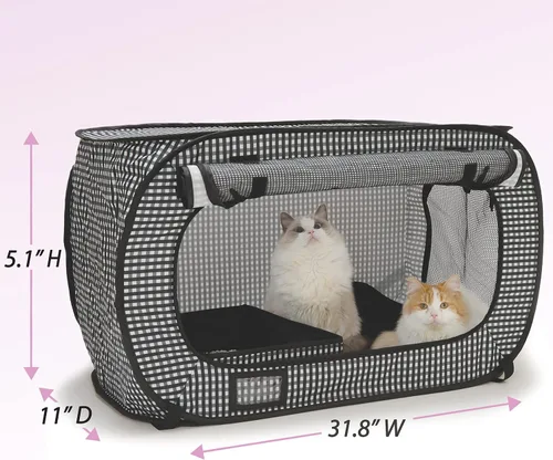 Vista 2 de Necoichi Jaula portátil para gato