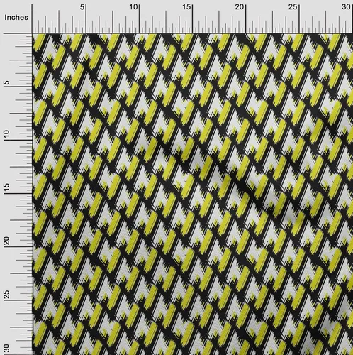 Vista 2 de oneOone Cotton Flex Light Green Fabric Abstracts Sewing Material Print Fabric By The Yard 40 Inch Wide-9Y2