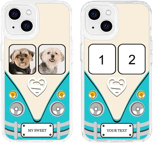 Vista 78 de Funda de teléfono personalizada para Apple iPhone 8 Plus iPhone 7 Plus, personalizada con foto, imagen, texto, imagen, diseño de imagen