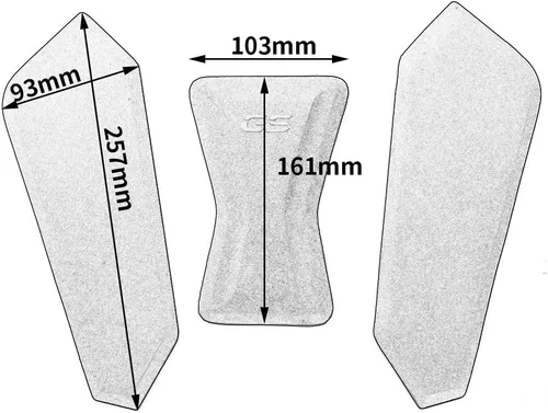 Vista 5 de Motorcycle Fuel Tank Sticker Motorcycle Side Fuel Tank Pads Protector Stickers Decal Gas Knee Grip Traction Pad for B&MW F750GS F850GS F 750 850 GS 2