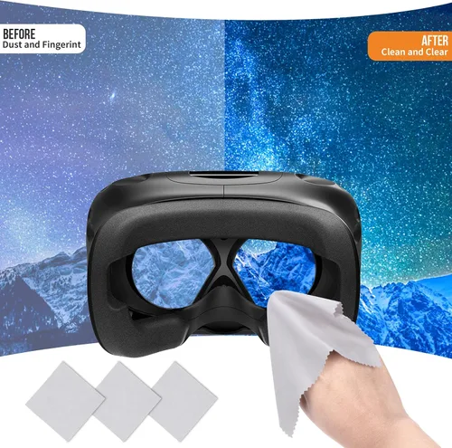 Vista 6 de VRMask for OculusQuest2AccessoriesOculusSweatGuard for Quest2VR OculusFaceCover with Adjustable Sizes HMD Padding VR SweatBand3pcs