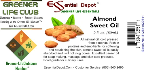 Vista 7 de Essential Depot Aceite dulce de almendras PLUS FREE recipiente vacío de 2 onzas, 1 cuarto de galón, 32 onzas, recipiente de polietileno de alta