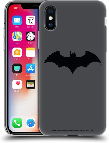 Vista 77 de Head Case Designs Funda de gel con licencia oficial de Batman DC Comics Bat Signal Logos [protección de grado militar] compatible con Apple iPhone 7