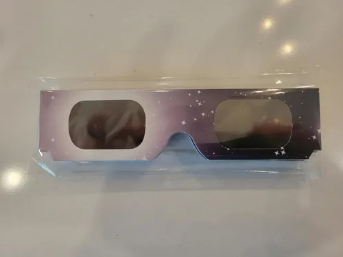 Vista 3 de Solar Eclipse Glasses AAS Approved 2024 - Made in the USA CE and ISO Certified Safe Shades for Direct Sun Viewing (10 Pack)