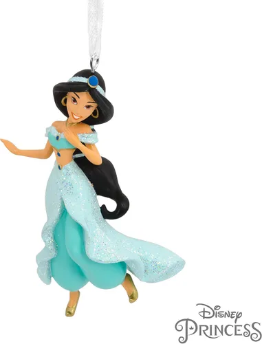 Vista 6 de Hallmark Adorno navideño de la Princesa Jasmine de Aladdin de Disney