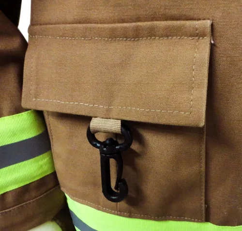 Vista 5 de Aeromax Traje de bombero Jr personalizadoequipo de búnker negro o bronceado
