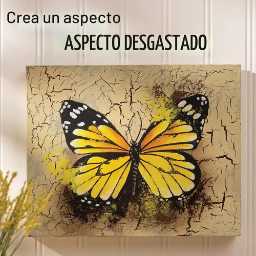 Vista 7 de FolkArt Medium (8 onzas), 696 Crackle