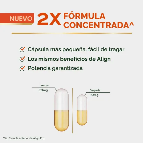 Vista 2 de Align Probiótico, Fórmula Pro, Probióticos para mujeres y hombres, Probióticos para la salud digestiva, Cápsulas de probióticos para hombres