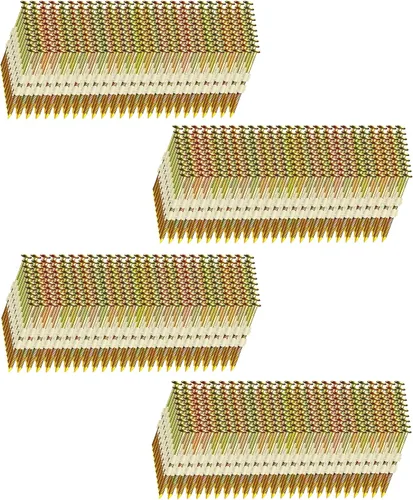Vista 10 de HW HAMWOO Clavos para enmarcar, paquete de uñas de cabeza redonda de 21°, uñas galvanizadas, vástago de anillo, adecuadas para clavadoras de 20 a 22