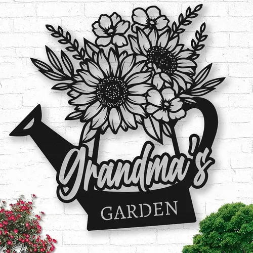 Vista 43 de Letrero de metal personalizado para máquina de coser, arte de pared personalizado para habitación, para mamá, abuela, nana, mimi, alcantarillas