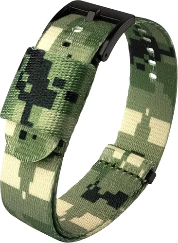Vista 16 de BARTON Elite NATO® Style Correa de reloj - 18mm, 20mm, 22mm o 24mm - Correas de reloj de nailon de cinturón de seguridad