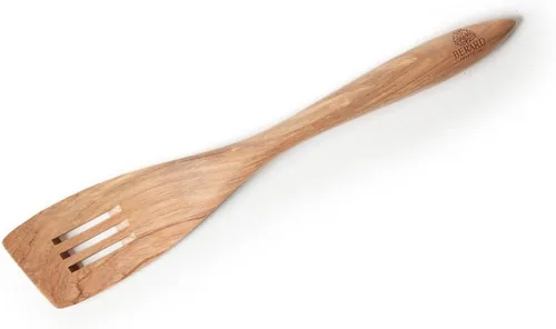 Vista 3 de Berard Espátula de madera de olivo francés de 12.5 pulgadas, hecha a mano, colección Terra