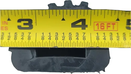 Vista 4 de Pastilla de repuesto para pedal de freno para cortacésped M111056, compatible con John Deere G100, GT242, GT262, GT275, LX172, LX173, LX176, LX178