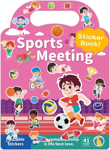 Vista 9 de Benresive Reusable Sticker Book, Travel Stickers for Kids, Boys Girls Gift
