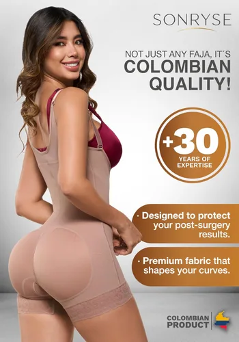 Vista 2 de Sonryse Stage 2 faja Tummy Tuck Compression Garment Faja Body Shaper Shapewear for Women Fajas Colombianas Moldeadoras