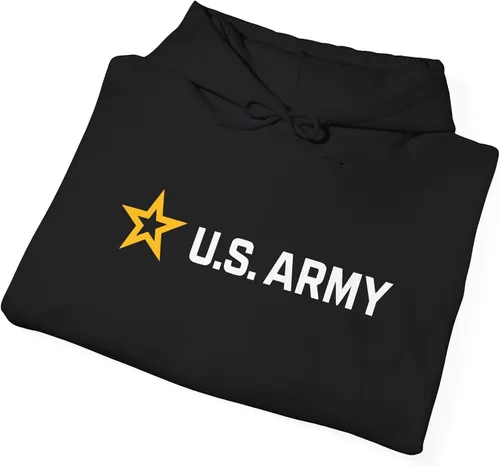 Vista 7 de ARMY Sudadera con capucha con logotipo oficial Negro