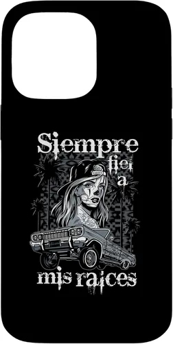 Vista 21 de iPhone 16 Chicana Style Lowrider Ropa Mujeres Mexicano-Americana Latina Case