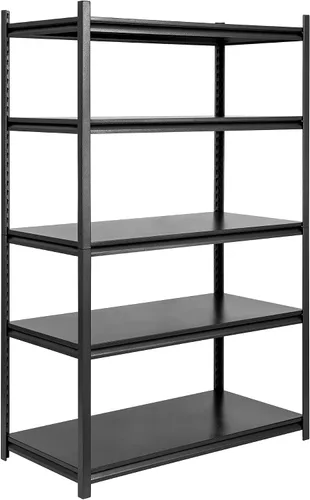 Vista 3 de Hzdbhd Estantería de garaje de 24 pulgadas de profundidad x 48 pulgadas de ancho x 72 pulgadas de alto, estantes de almacenamiento resistentes
