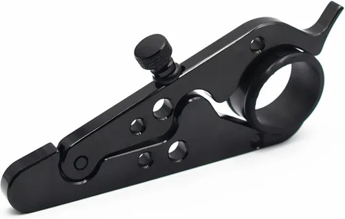 Vista 2 de Control de crucero de motocicleta,Muñeca de asistencia universal del acelerador Abrazadera de bloqueo de mano de aluminio con anillo de silicona