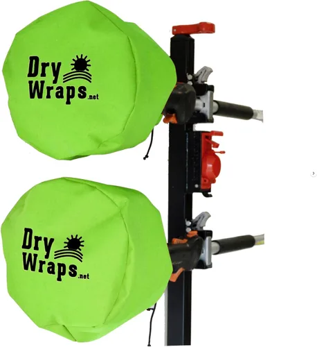 Vista 8 de Cubierta impermeable para recortadora - DRYWRAPS (paquete de 3) - Bordeadora, sierra de poste, para STIHL Echo Husqvarna (naranja)